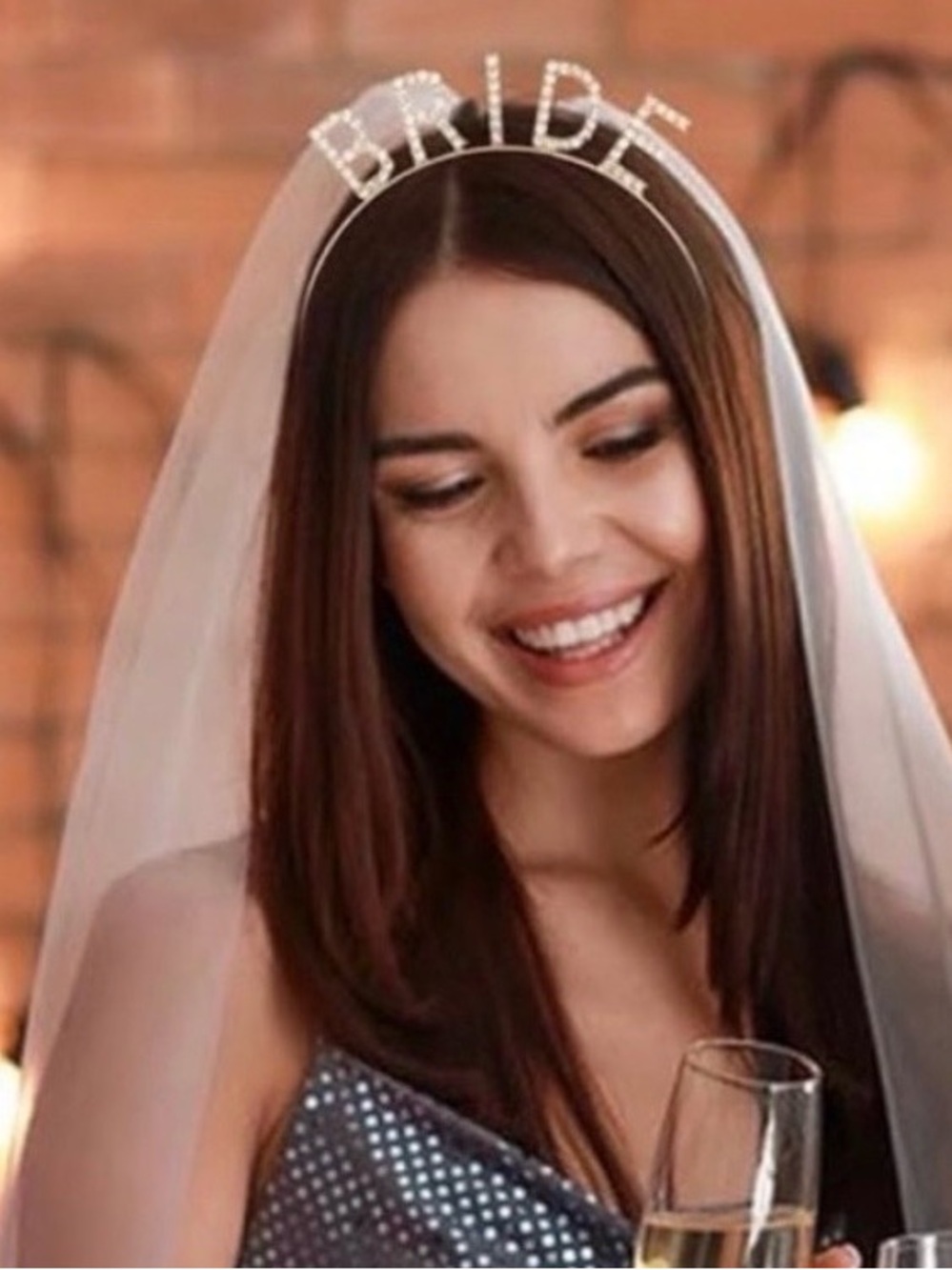 💞 New Sparkling Bride Rhinestone Headband